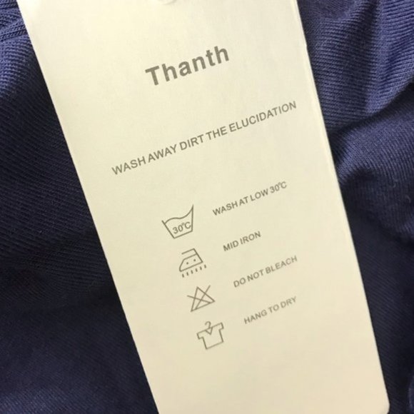 THANTH Off Shoulder Ruffle Navy Party Dress - Picture 8 of 10